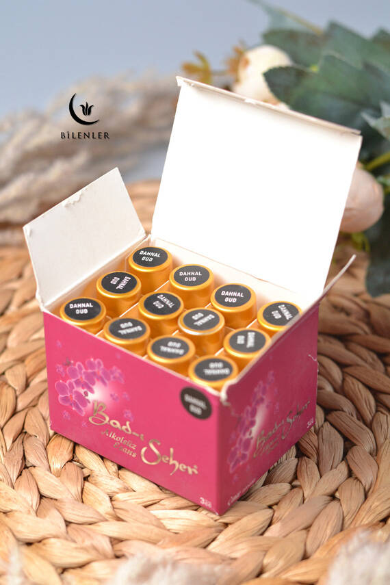 12’li Alkolsüz Fresh Esans Seti – 3 cc’lik Özel Şişelerde (DAHNAL OUD) - 3