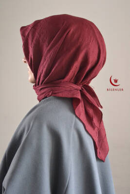 Bambu Kraş Eşarp Bordo 