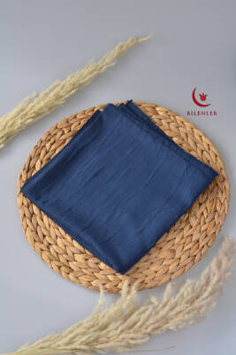 Bambu Kraş Eşarp Lacivert - 3
