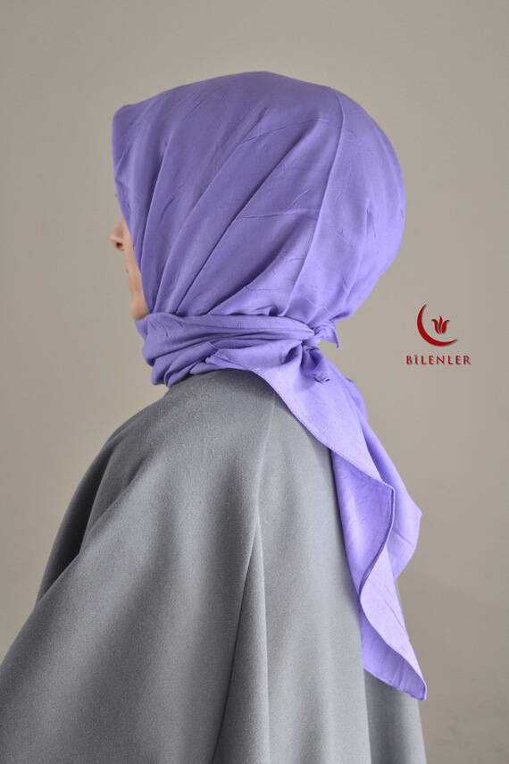 Bambu Kraş Eşarp Lila - 1