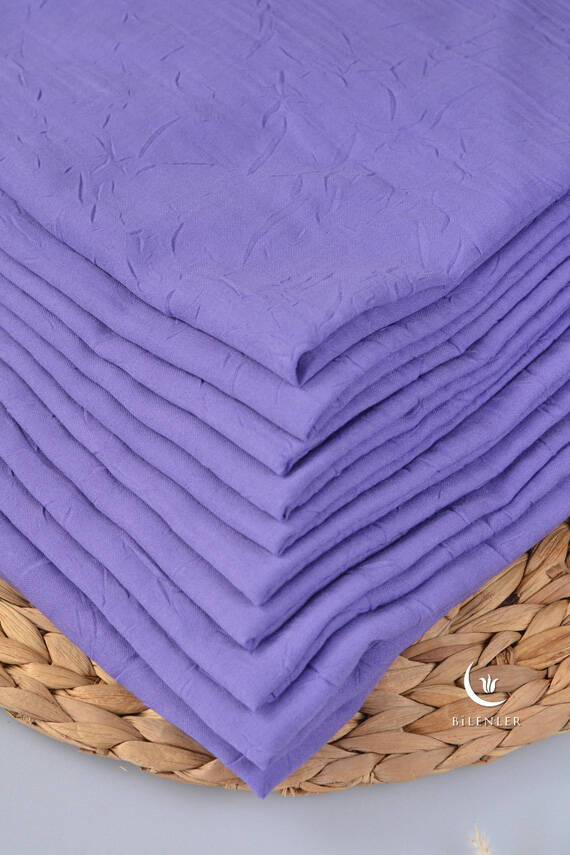 Bambu Kraş Eşarp Lila - 4