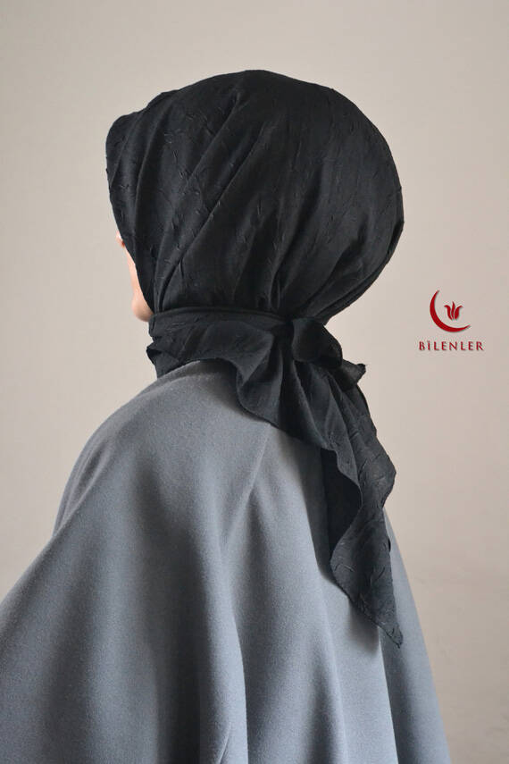 Bambu Kraş Eşarp Siyah - 1