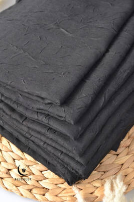 Bambu Kraş Eşarp Siyah - 4