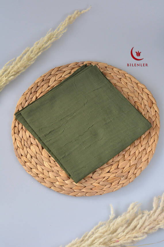 Bambu Kraş Eşarp Yeşil - 3