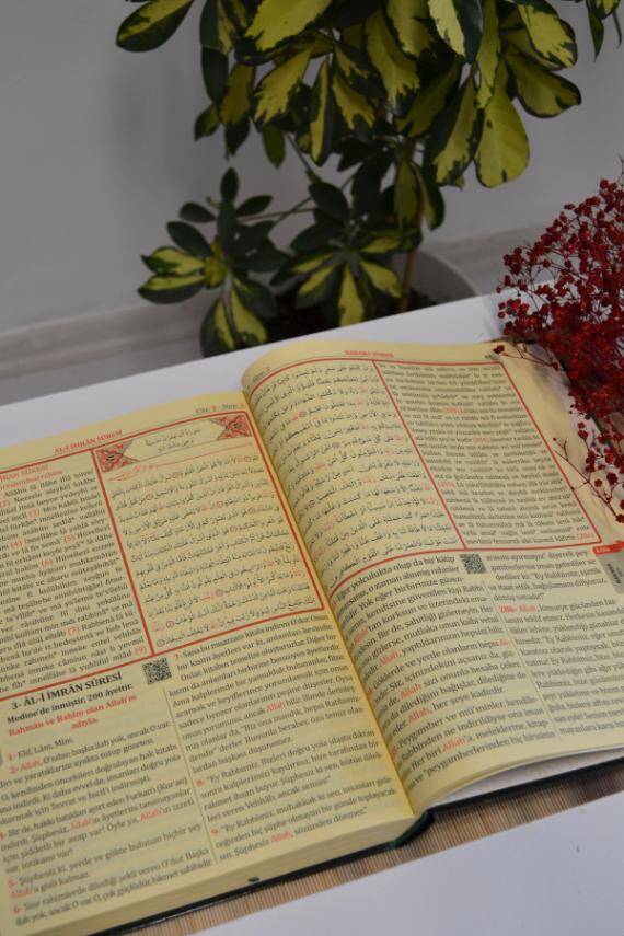 Bilgisayar Hatlı, Renkli, 3’lü Kur'an-ı Kerim Orta Boy - 5