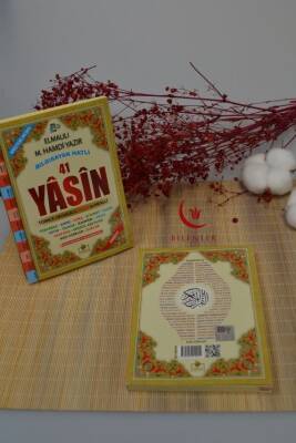 Bilgisayar Hatlı Türkçe Okunuşlu Sesli ve Mealli 41 Yasin Dua Kitabı Çanta Boy - 1