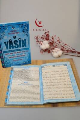 Çok Kolay Okunan Bilgisayar Hatlı 41 Yasin Dua Kitabı Orta Boy Mavi - 3