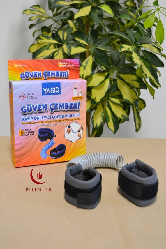 Hac Umre Kayıp Önleyici Güven Çemberi Gri - Çocuk Güvenlik Bilekliği - 1