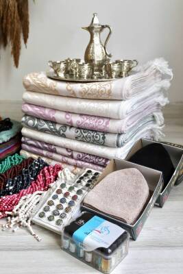 Hac ve Umre Hediyelik Ekonomik Seccade Set 20 Kişilik - 3