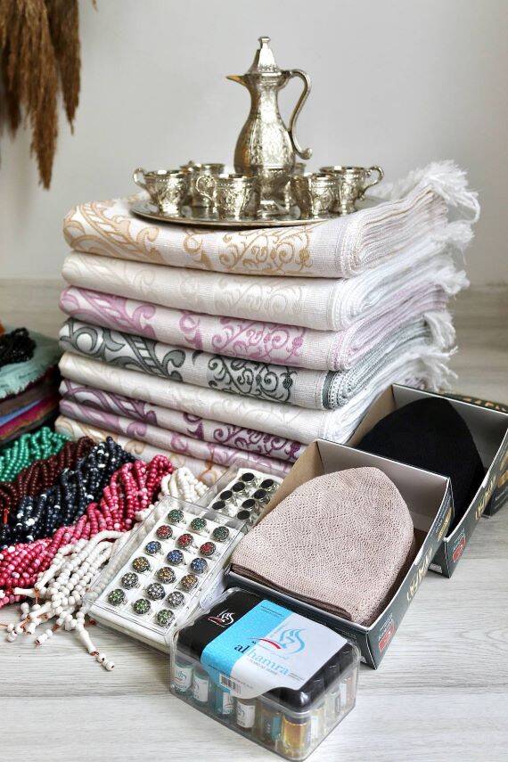 Hac ve Umre Hediyelik Ekonomik Seccade Set 20 Kişilik - 3