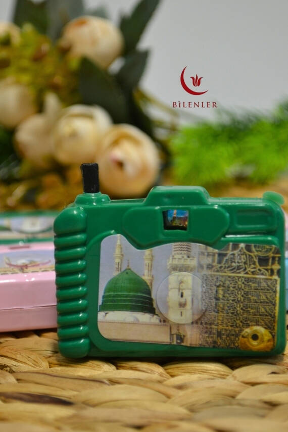 Kâbe ve Umre Fotoğraflı Oyuncak Fotoğraf Makinesi - Çocuklara Hediyelik Nostaljik Oyuncak 5 Adet - 2