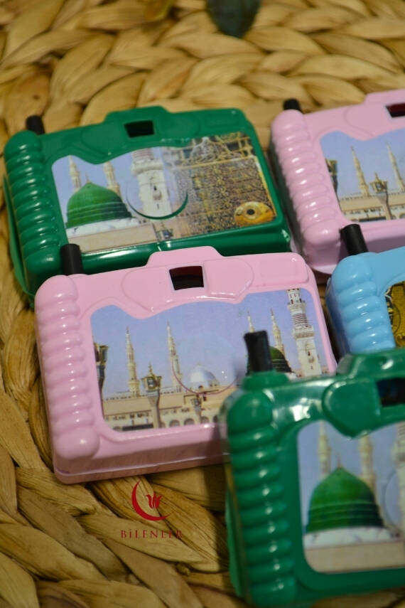 Kâbe ve Umre Fotoğraflı Oyuncak Fotoğraf Makinesi - Çocuklara Hediyelik Nostaljik Oyuncak 5 Adet - 3