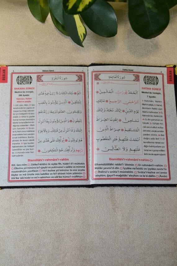 Kadife Kapaklı Allah Lafızlı Ekonomik Yasin Kitabı Siyah - 12x17 cm, 80 Sayfa - 4