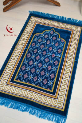  Kadife Seccade Açık Mavi- 70x110 cm -– Ekonomik,Hafif ve Kullanışlı - 4