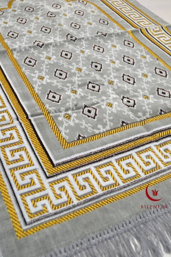  Kadife Seccade Gri - 70x110 cm -– Ekonomik,Hafif ve Kullanışlı - 2