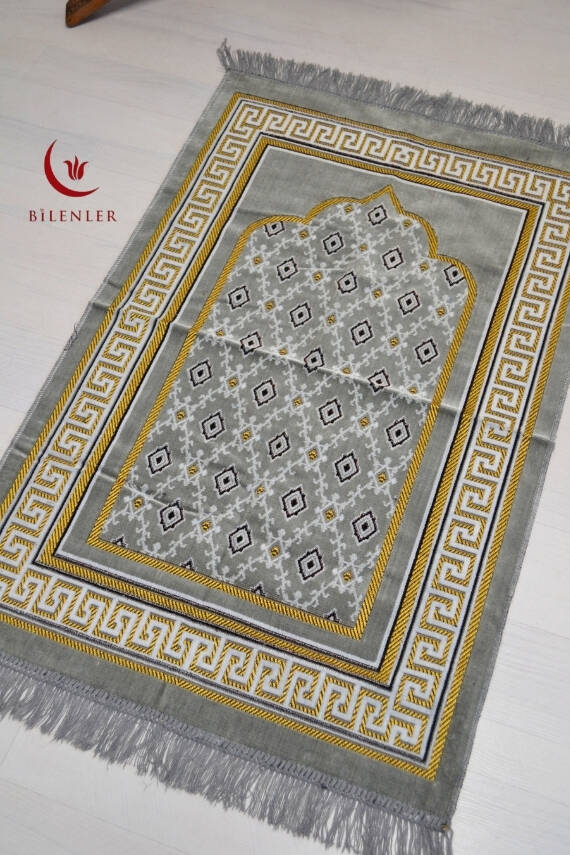  Kadife Seccade Gri - 70x110 cm -– Ekonomik,Hafif ve Kullanışlı - 4