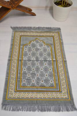  Kadife Seccade Gri - 70x110 cm -– Ekonomik,Hafif ve Kullanışlı 