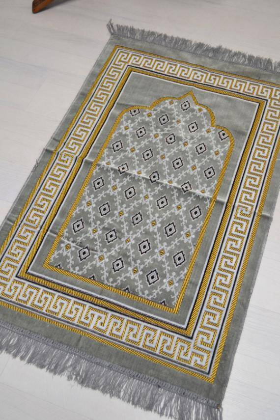  Kadife Seccade Gri - 70x110 cm -– Ekonomik,Hafif ve Kullanışlı - 4