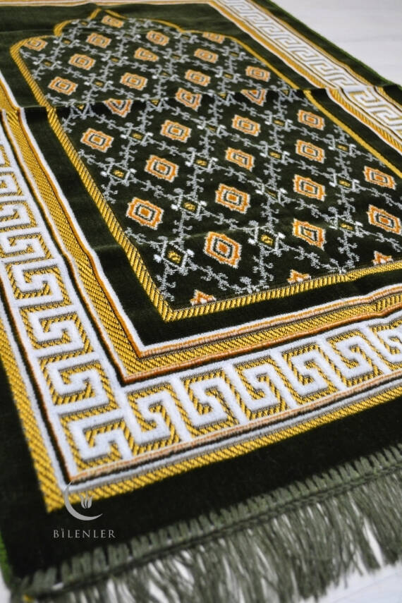  Kadife Seccade Haki - 70x110 cm -– Ekonomik,Hafif ve Kullanışlı - 2