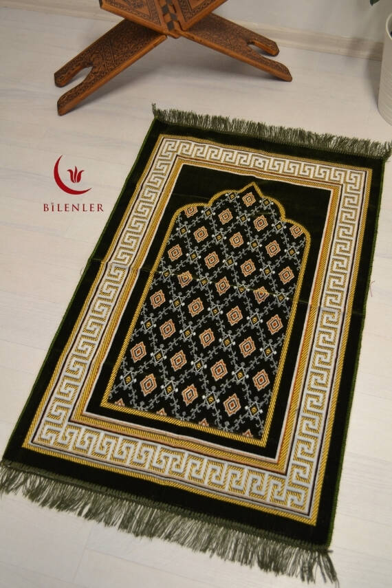  Kadife Seccade Haki - 70x110 cm -– Ekonomik,Hafif ve Kullanışlı - 4