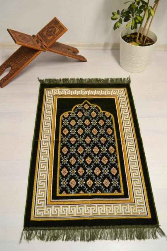  Kadife Seccade Haki - 70x110 cm -– Ekonomik,Hafif ve Kullanışlı - 1