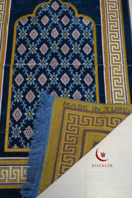  Kadife Seccade Koyu Mavi - 70x110 cm -– Ekonomik,Hafif ve Kullanışlı - 3