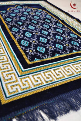  Kadife Seccade Lacivert- 70x110 cm -– Ekonomik,Hafif ve Kullanışlı - 2