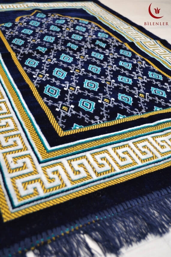  Kadife Seccade Lacivert- 70x110 cm -– Ekonomik,Hafif ve Kullanışlı - 2