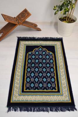  Kadife Seccade Lacivert- 70x110 cm -– Ekonomik,Hafif ve Kullanışlı 