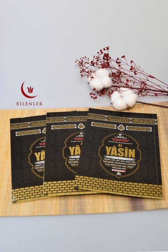 Mevlitlere Özel Çok Kolay Okunan Bilgisayar Hatlı Türkçe Okunuşlu ve Mealli 41 Yasin Dua Kitabı - 1