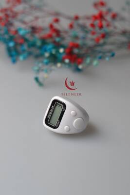 Mini Işıklı Zikirmatik Beyaz - 3