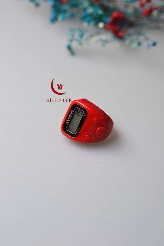 Mini Işıklı Zikirmatik Kırmızı - 3