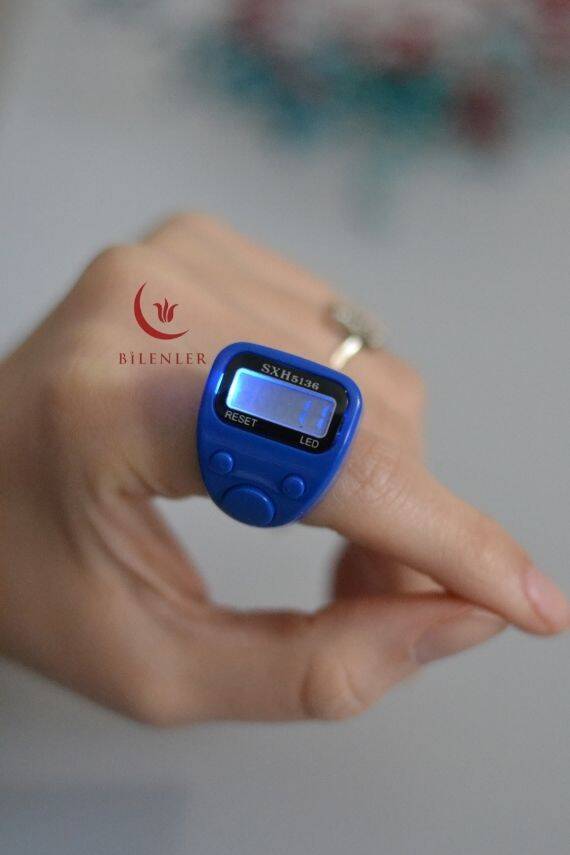 Mini Işıklı Zikirmatik Mavi - 1