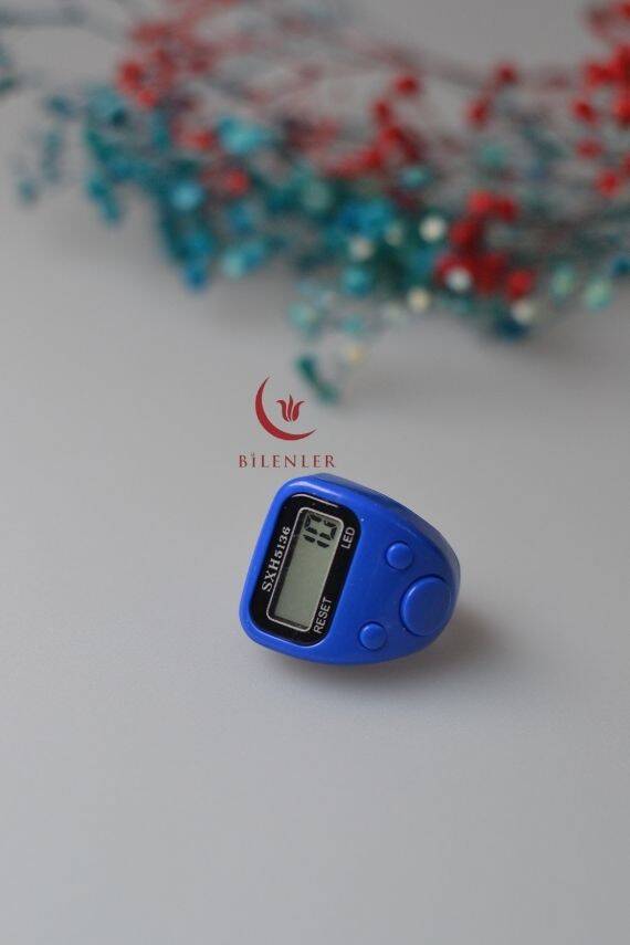 Mini Işıklı Zikirmatik Mavi - 3