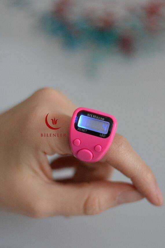 Mini Işıklı Zikirmatik Pembe - 1