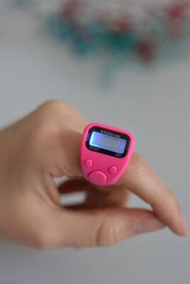 Mini Işıklı Zikirmatik Pembe 