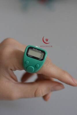 Mini Işıklı Zikirmatik Yeşil - 4