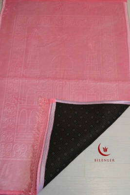 Peluş Seccade Pembe - 80x120 cm - Ekstra Konforlu - Yumuşak ve Geniş Ölçülü - 3