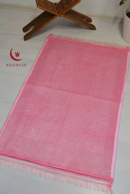 Peluş Seccade Pembe - 80x120 cm - Ekstra Konforlu - Yumuşak ve Geniş Ölçülü - 4