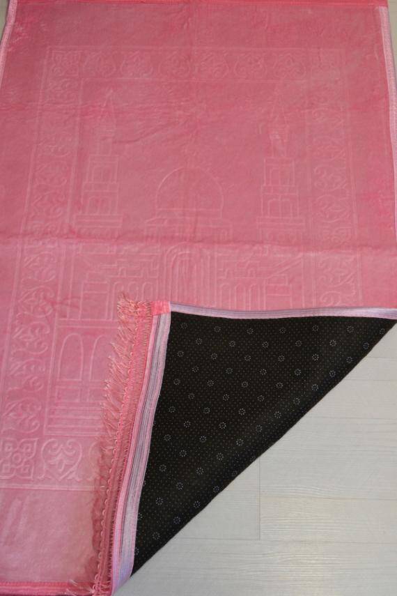 Peluş Seccade Pembe - 80x120 cm - Ekstra Konforlu - Yumuşak ve Geniş Ölçülü - 3