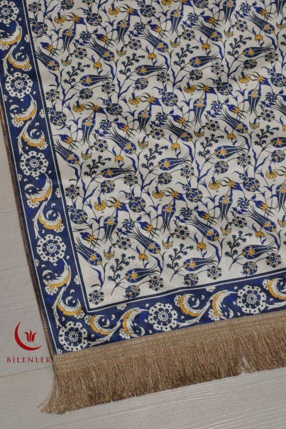 Pratik ve Taşınabilir İpek Dokulu Çantalı Seccade-L012 - 3