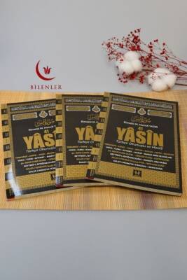 Türkçe Okunuşlu ve Mealli Fihristli 41 Yasin Dua Kitabı Orta Boy Siyah - 7