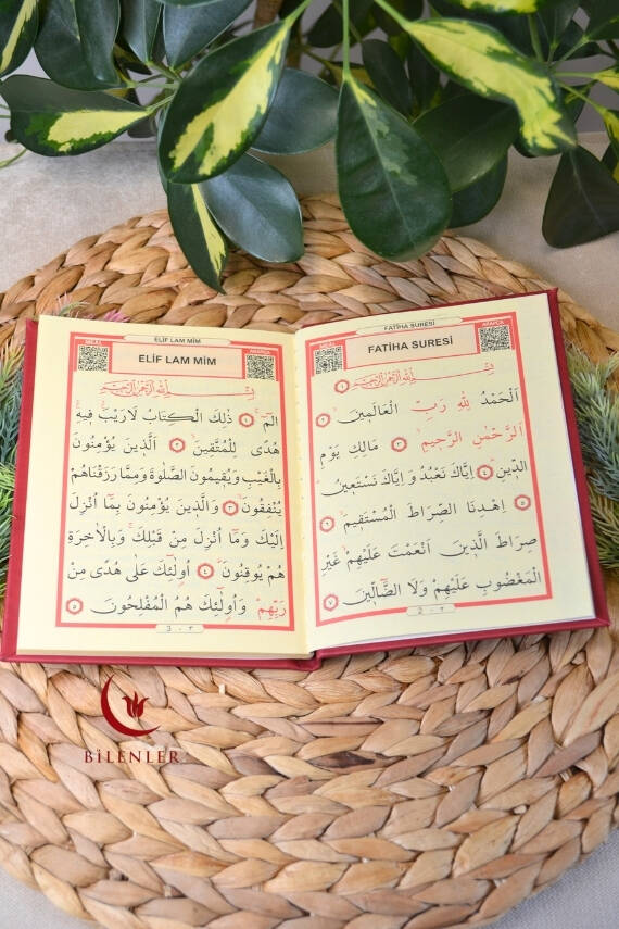 Yasin Kitabı Çanta Boy Termo Deri Kaplı Bordo 5 Adet– Arapça, Türkçe Okunuşlu ve Mealli – 128 Sayfa | Hac Umre ve Mevlit Hediyeliği - 4