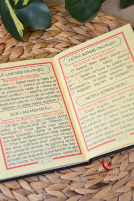 Yasin Kitabı Çanta Boy Termo Deri Kaplı Siyah– Arapça, Türkçe Okunuşlu ve Mealli – 128 Sayfa | Hac Umre ve Mevlit Hediyeliği - 3